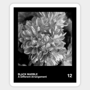 Black Marble / Minimalist Pantone Graphic Sticker